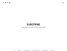 Tablet Screenshot of eurotribe.com